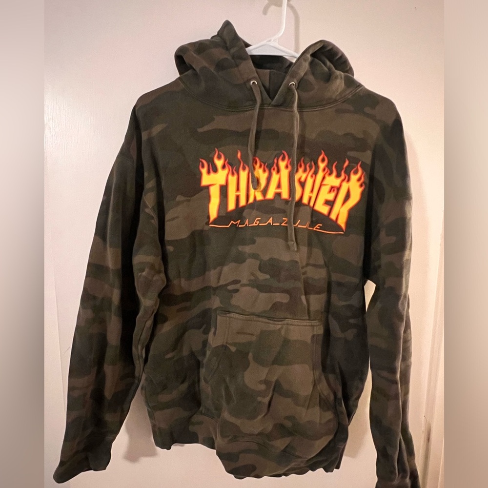 Thrasher camouflage hoodie